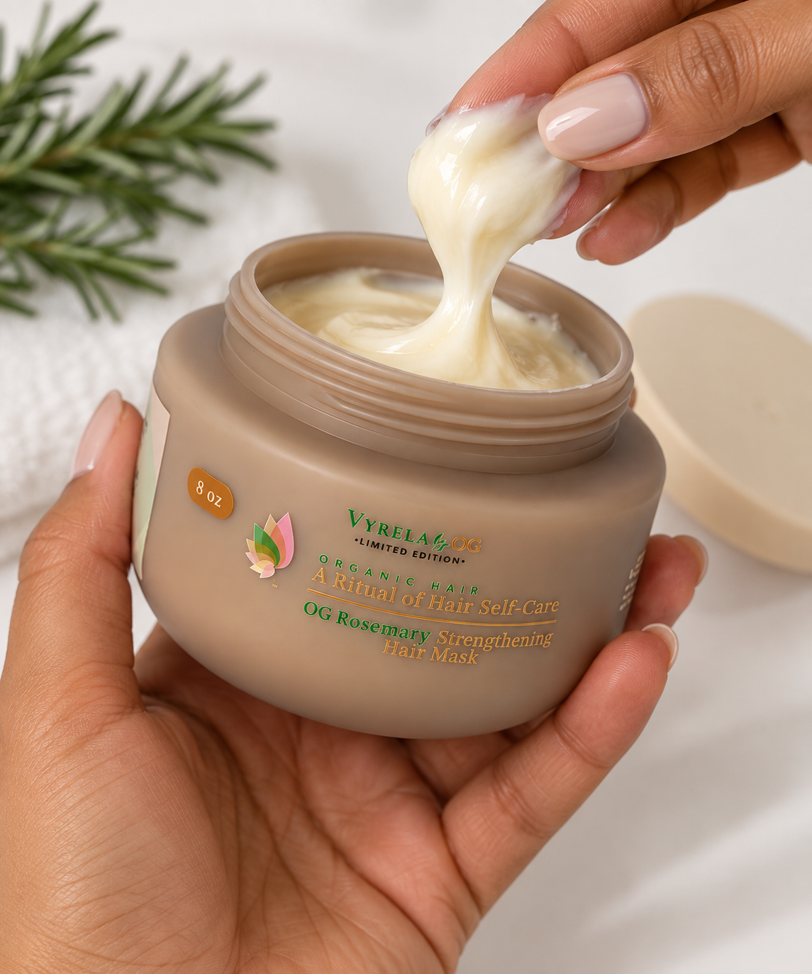 VYRELA HAIR MASK
Deep Botanical Repair & Hydration Treatment