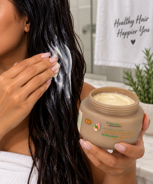 VYRELA HAIR MASK
Deep Botanical Repair & Hydration Treatment