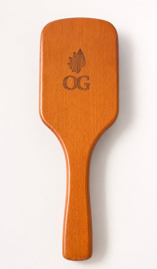 OG Wooden Hair Brush – Scalp Stimulation & Shine