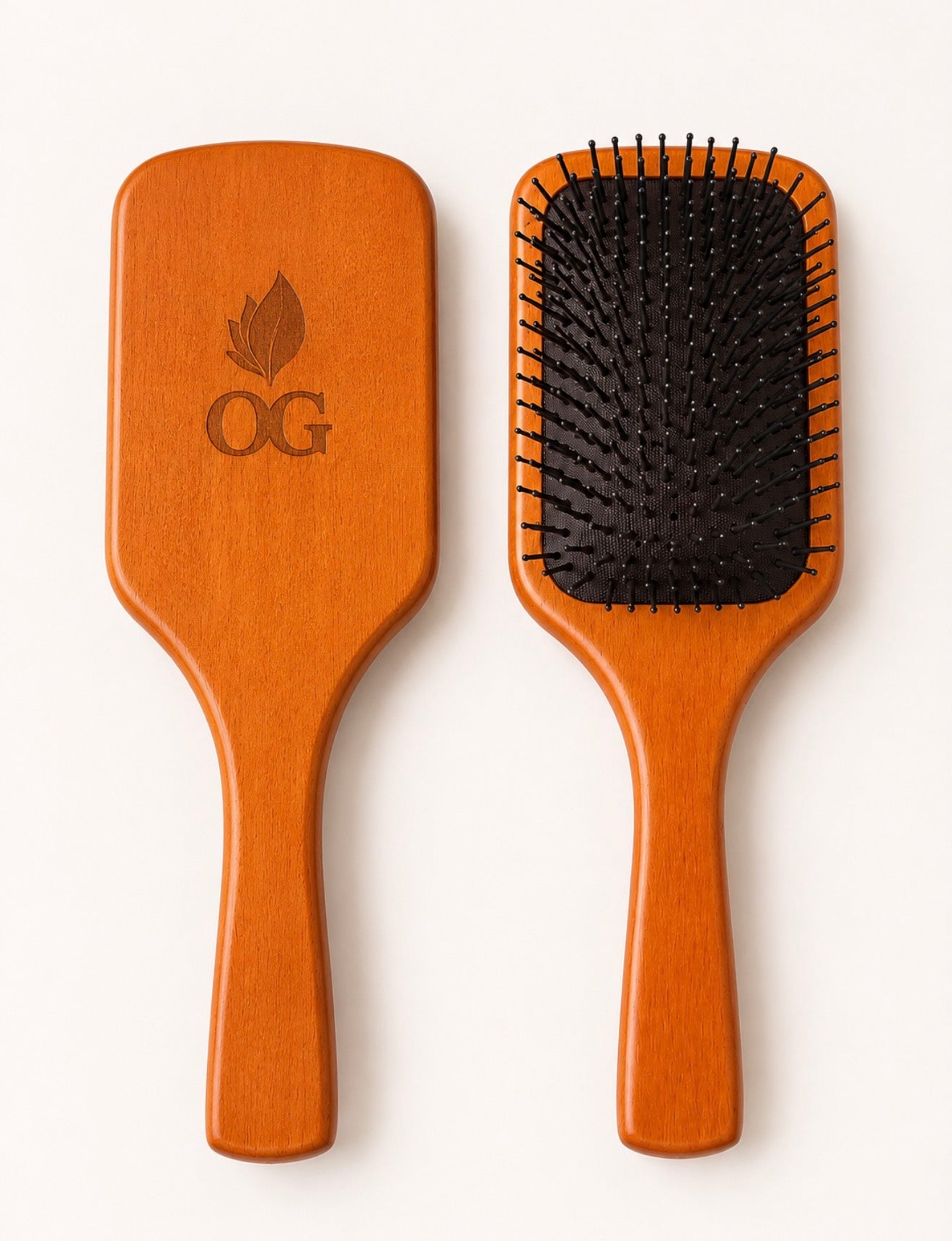 OG Wooden Hair Brush – Scalp Stimulation & Shine