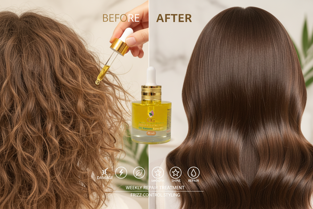 OG Romero Luxe Oil - Before & After Transformation